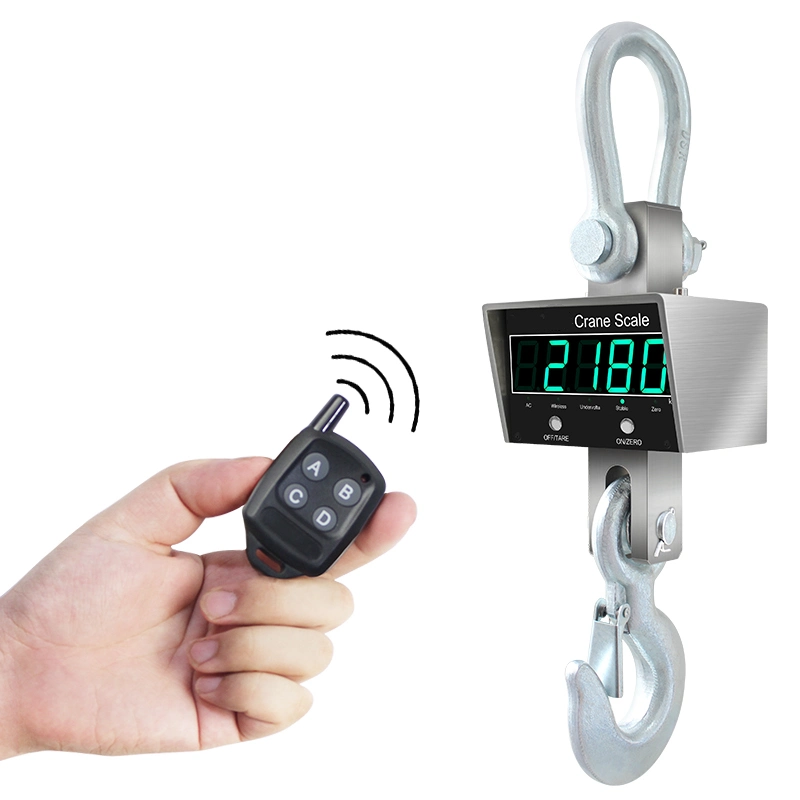 Stainless Steel Hanging Scale Digital Pocket Scale Crane Wireless 5t Scale Electric for Industry