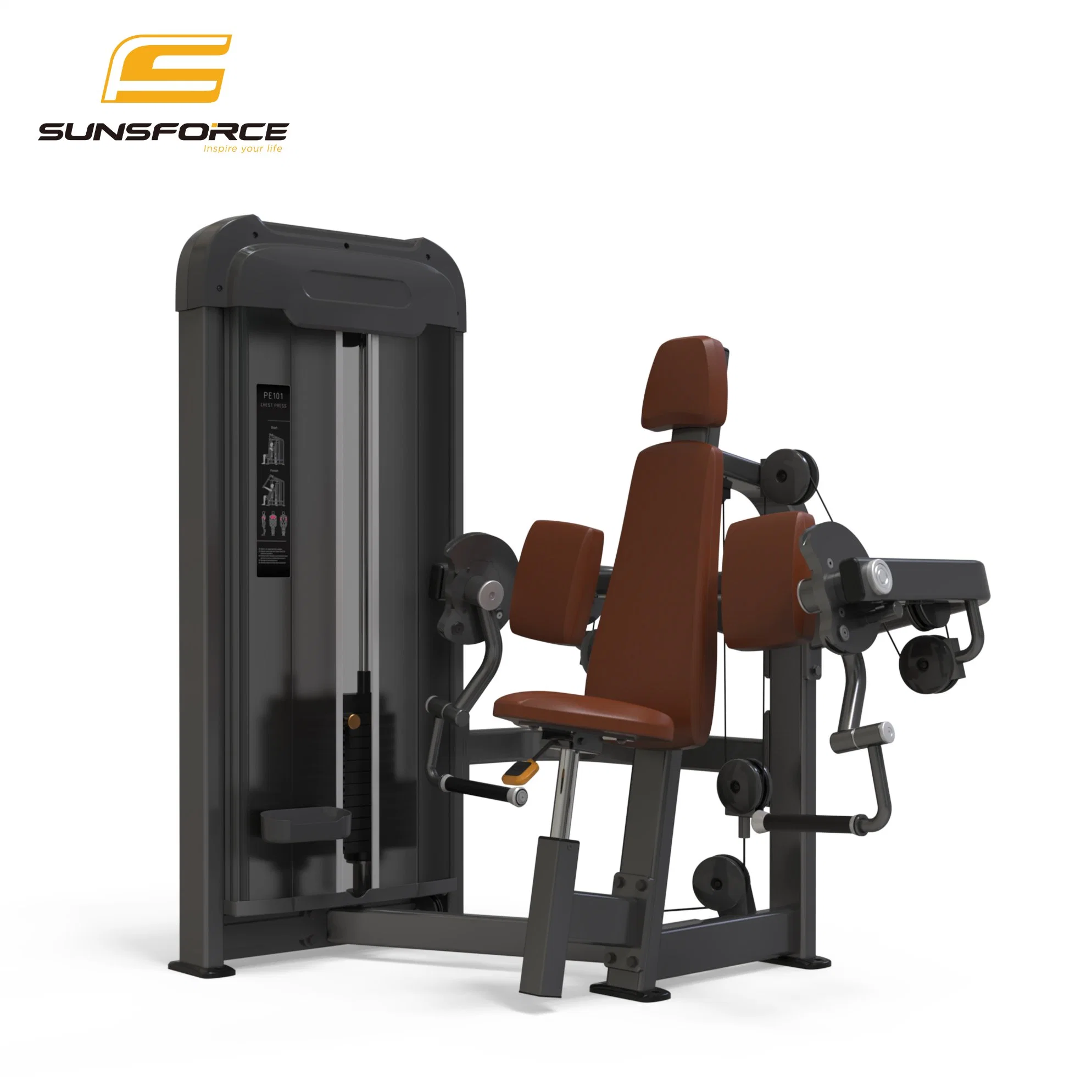 Equipamiento de gimnasio Sunsforce comercial de entrenamiento de fuerza Gimnasio Body building el brazo curl