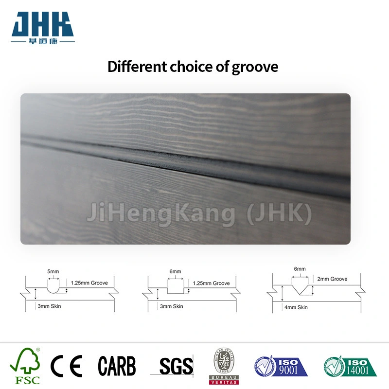 Jhk-FC12 Custom Wooden Skeleton MDF Flush Solid Wood Door