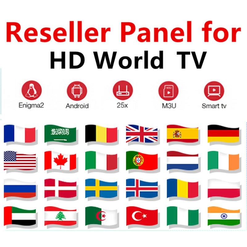 Max Ott VIP Reseller IPTV Control Panel Wholesale/Suppliers for Distributors IP TV Subscriptions with Credits French USA Arabic Worldwide Channels Maxott