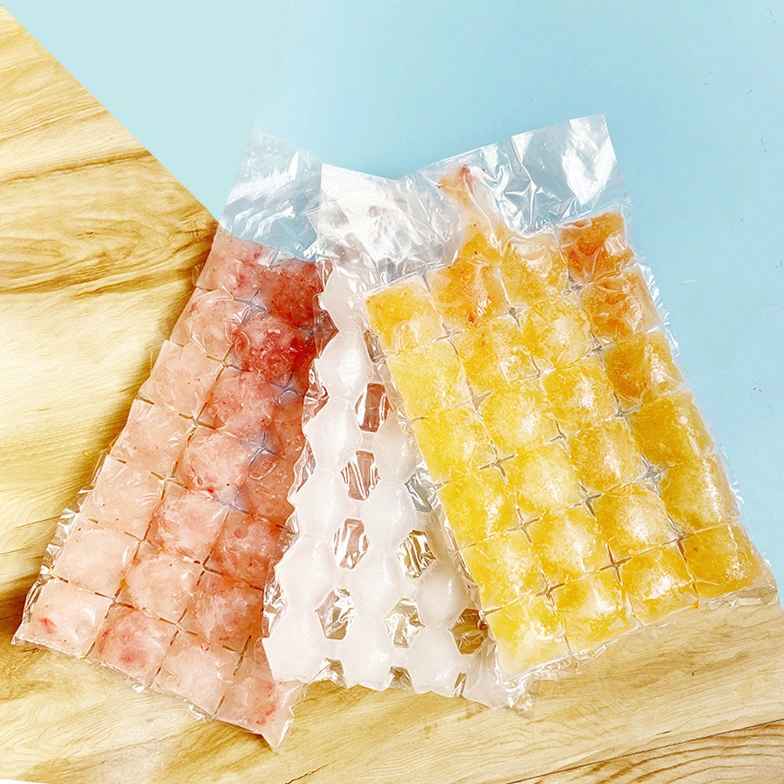 Disposable Ice Bag Food Grade Safety Plastic Ice Cube Packaging Bags