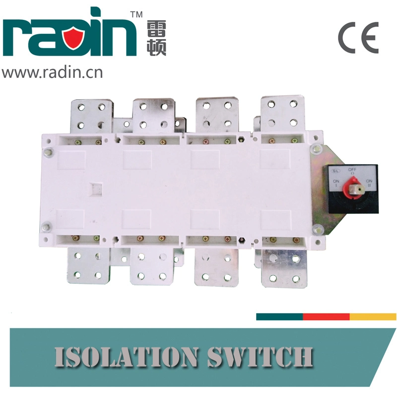 100A 200A Interruptor de Transferencia Manual para Generadores de Respaldo