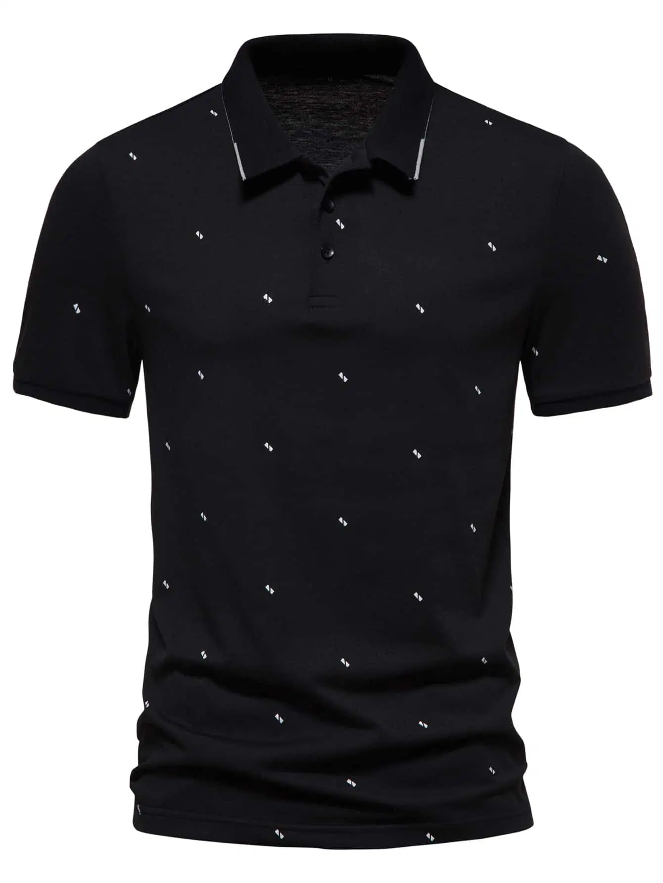 Polo Shirt Collar Design Custom Brand Golf Apparel Mens Comfortable Golf Shirt Sublimation Dry Fit 100% Polyester Men Casual