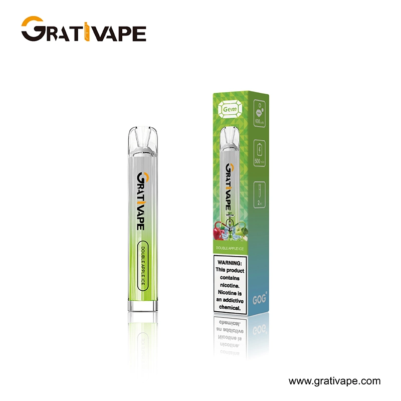 Gem 600 Puffs Best Price Ambiance Kit Disposable 2ml Vape Nicotine 3% E Cigarette Portable Vape Pen