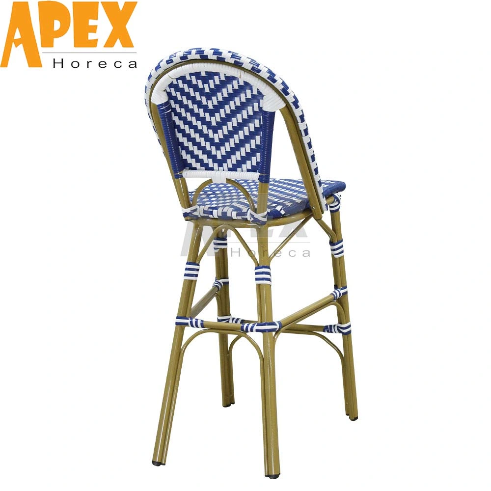 Outdoor Garden Furniture Modern Metal Restaurant French Bistro Dining Bar Stools Chairs