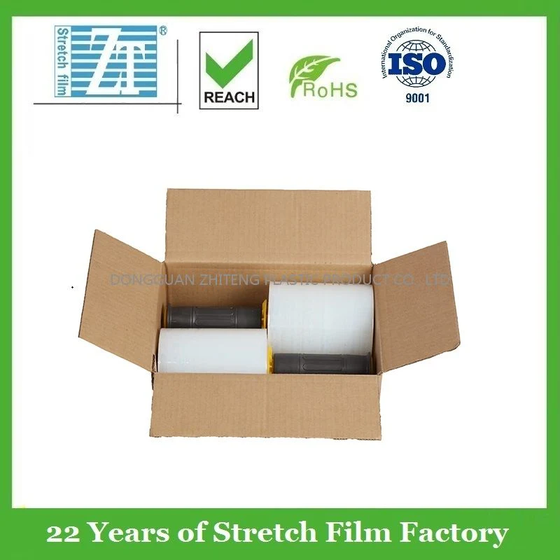 Zt Brand Stretch Film, Clear, 5 Inches by 1000 Feet, 2 Pack