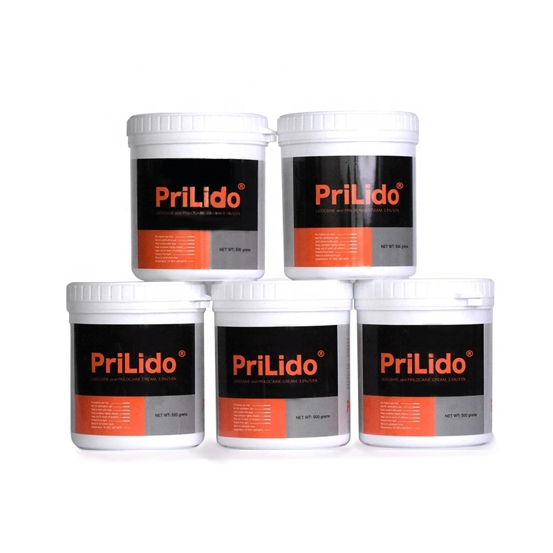 Creme de numbing Priido 500g 1000g para anestesia Tattoo com lidocaína Prilocaína