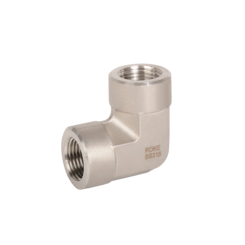 Female Thread Elbows High Pressure 90 Degree Angle Pipe Fitting