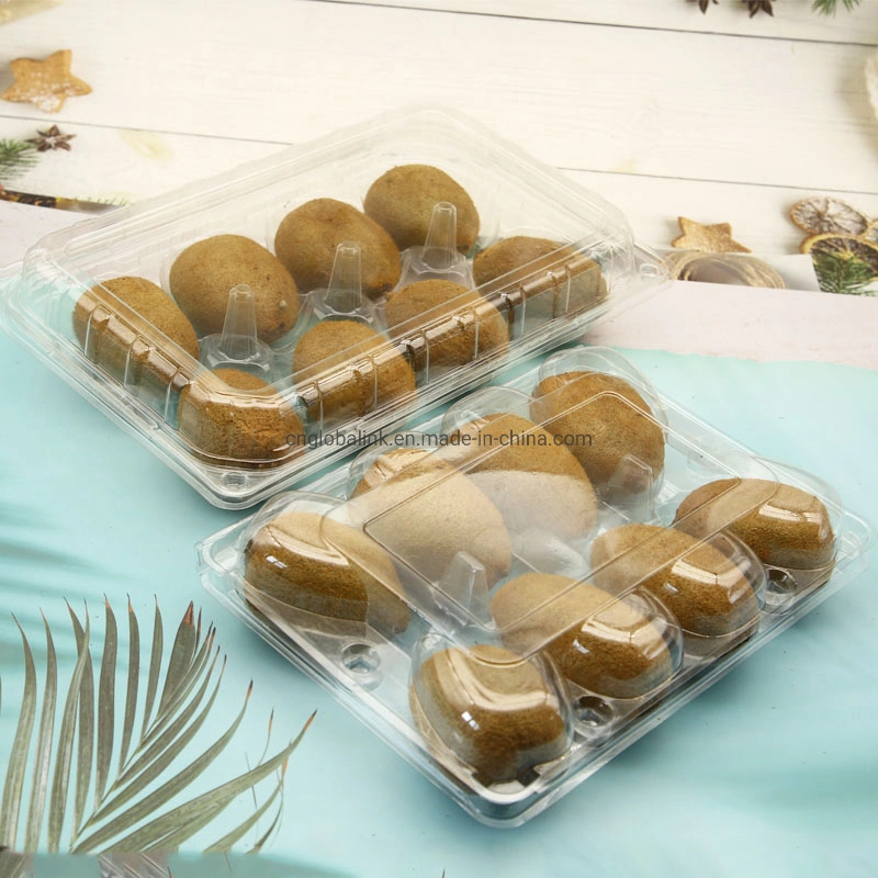 Disposable Clear Pet Fruit Clamshell Packaging for Kiwi