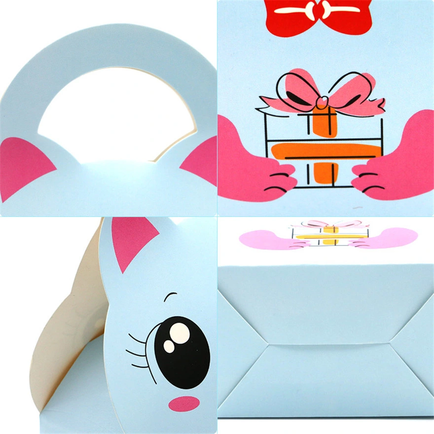 Baby Shower Favor Boxes and Bags Animals Design Candy Box for Girl Boy Kids Birthday Party Gift Candy Box Paper Treat Box