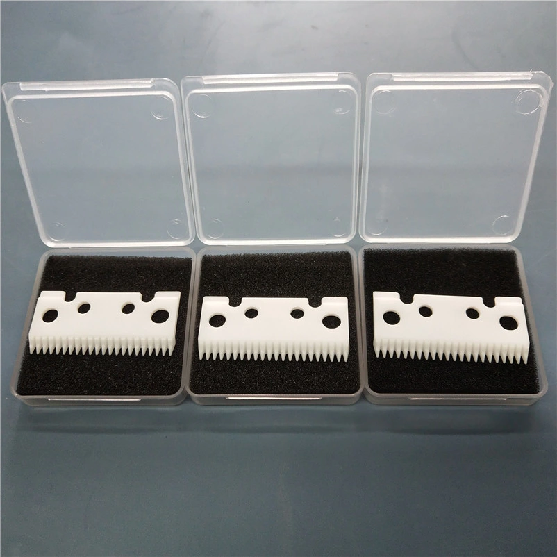 Replaceable Wear Resistant 4 Holes Master Zirconia Zro2 Ceramic Hair Clipper Blade