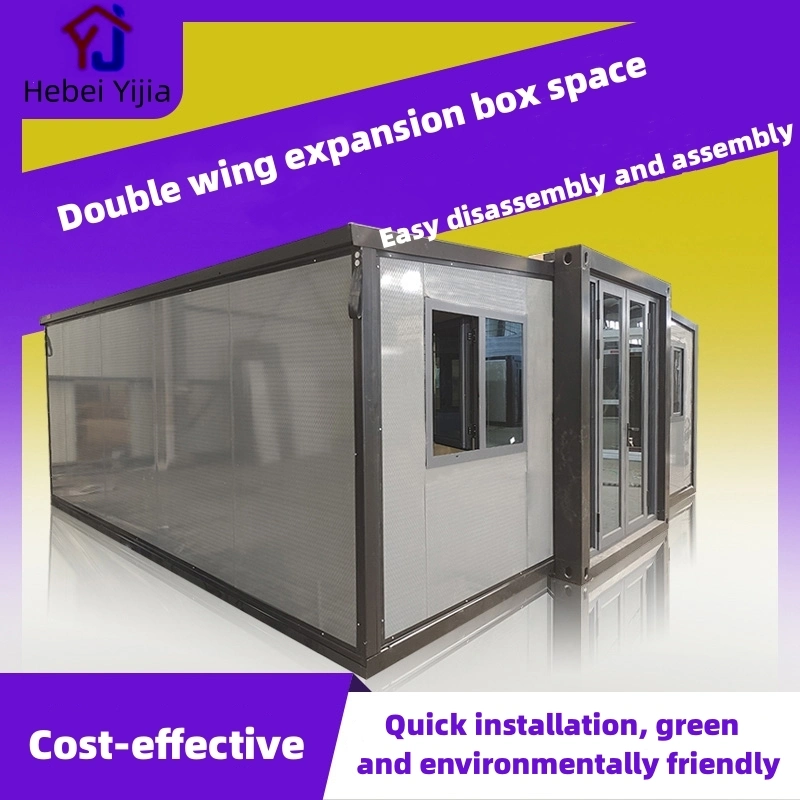 Prefabricated Steel Structure Modular High End Prefabricated Expansion House Activity Panel House 20 Foot Foldable Flat Packaging Two Bedroom Homestay