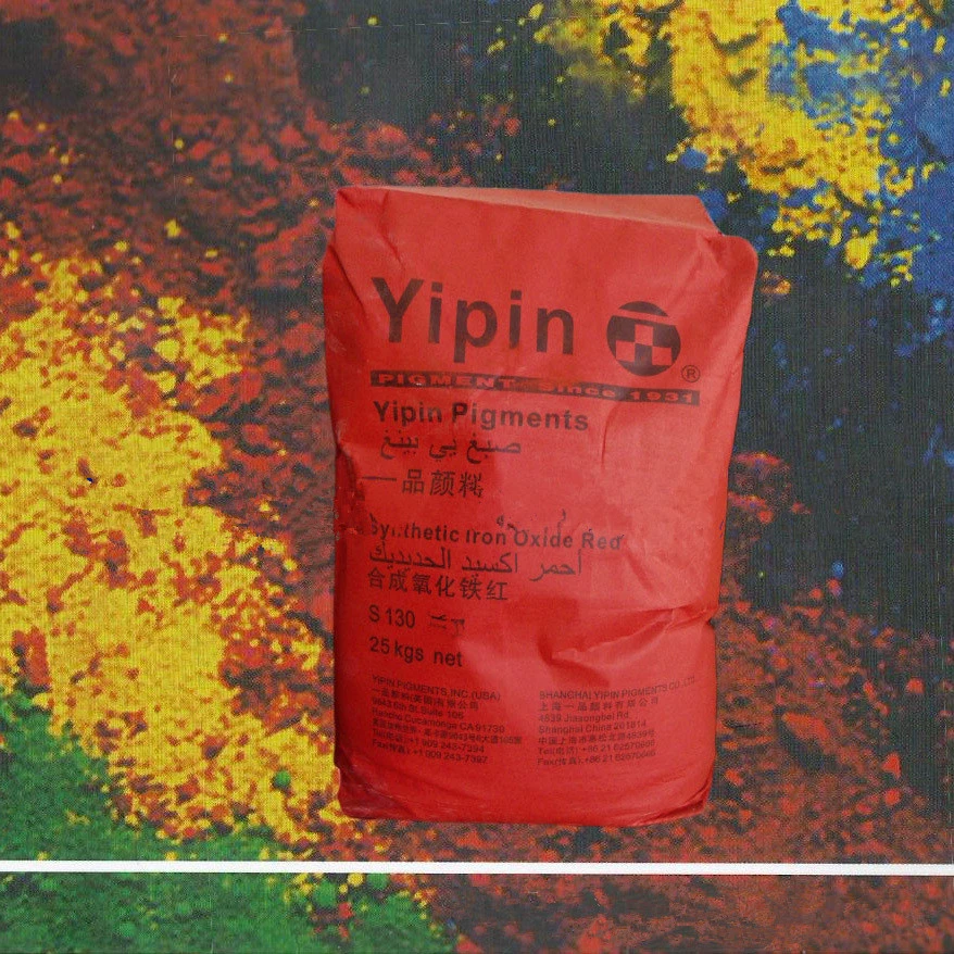 Yipin Inorganic Pigment Powder S130 Iron Oxide Red for Color Paving Brick