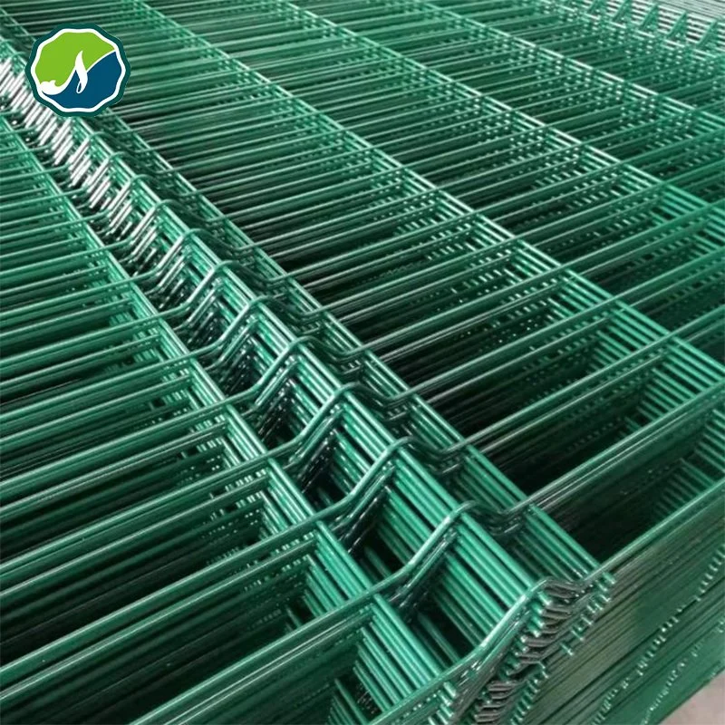 Fence Panels for Solar System PVC Coated Galvanized Wire Mesh Protection Rail