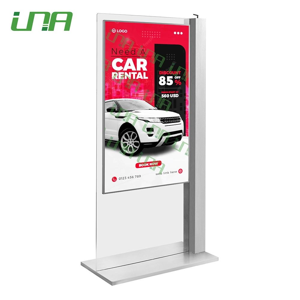 Indoor Commercial Use LED Backlit Extreme Slim Touch Screen LCD Video Signage