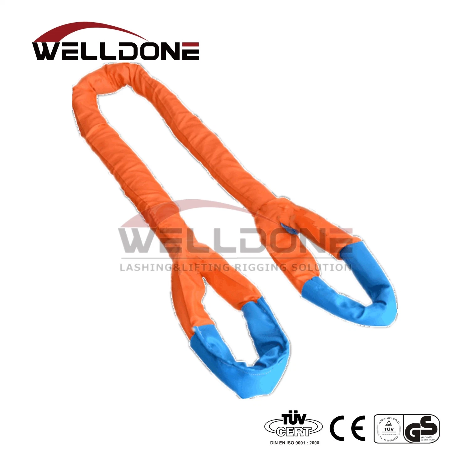 Polyester Heavy Duty Lifting Sling Eye Eye Round Sling