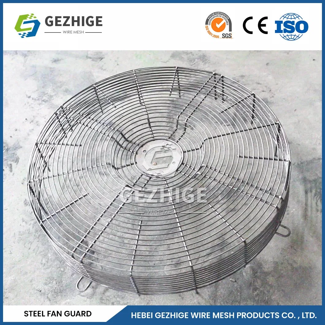 Gezhige Stainless Steel Fan Grill Guard Manufacturers OEM Customized Industrial Fan Cover China 60mm Diameter Wall Fan Guard