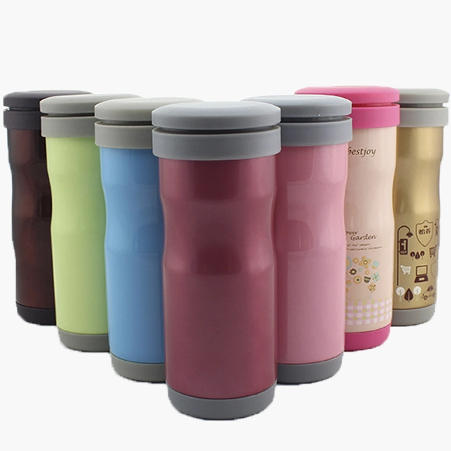 Stainless Steel and Thermos Double-Wall Insulated Vacuum Flask