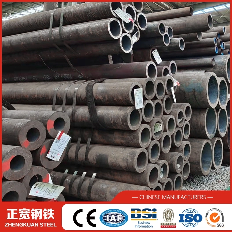 High Quallity Carbon Steel Tube ASTM AISI GB SAE1518 Q345b Precision Hollow Bar Seamless Steel Pipe Seamless Pipe Usded for Pipline, Boiler, Industry