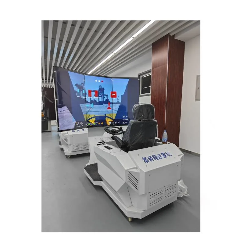 3 Screens High Quality Reach Stacker Training Simulators