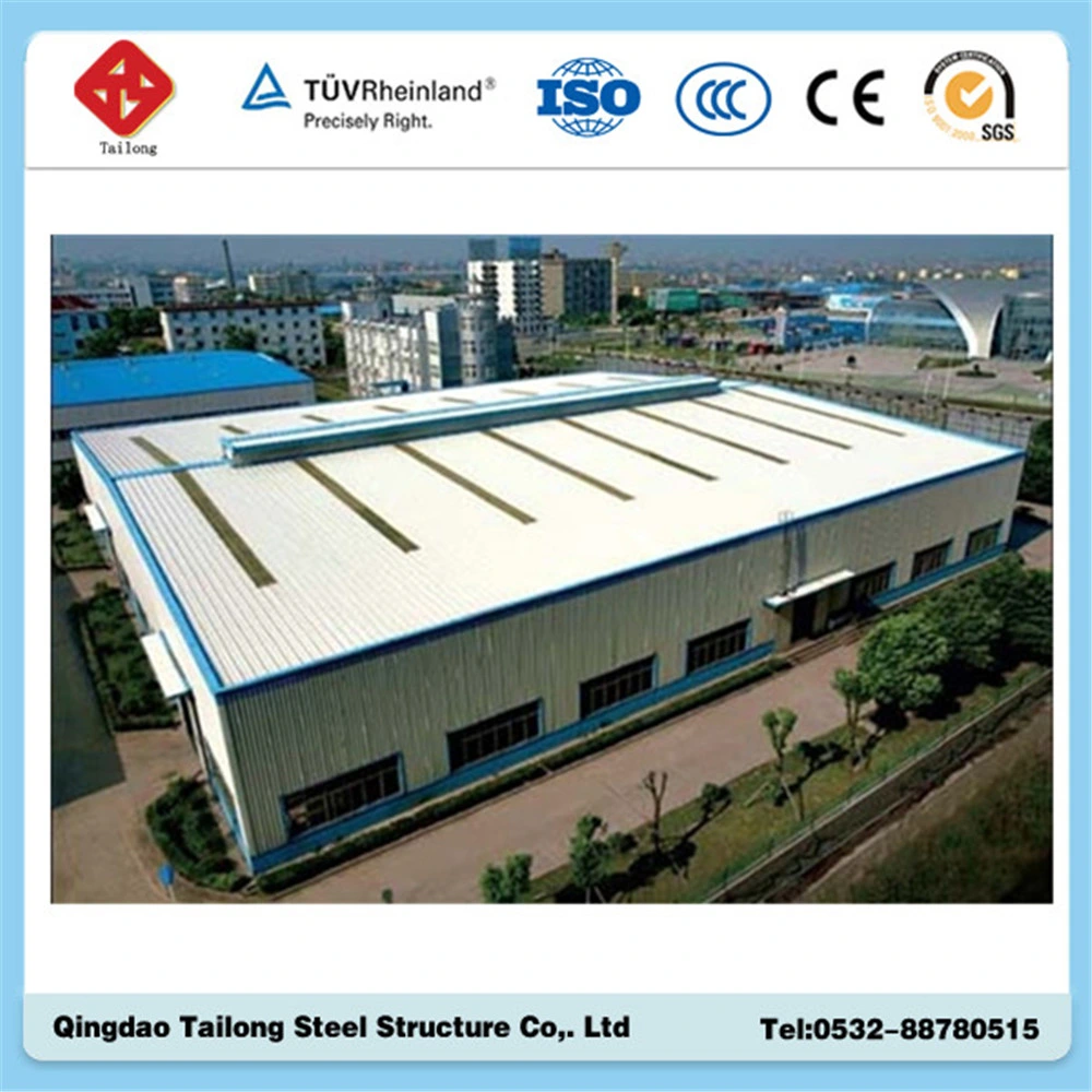 Light Steel Structure for Workshop/Warehouse with SGS Certification / ISO