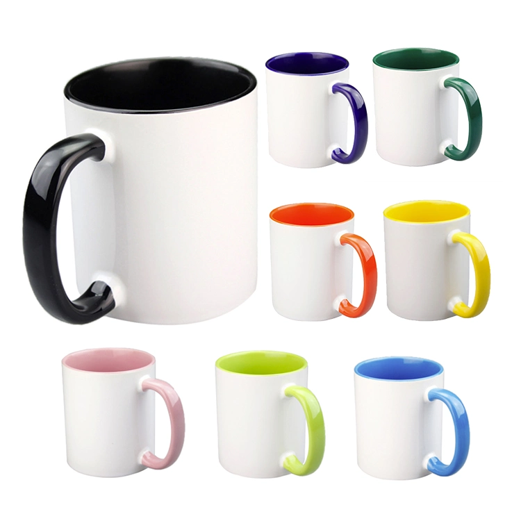 Preço de fábrica Caneca de Café de Cerâmica 11oz Copo de Porcelana de Sublimação Canecas de Café Simples