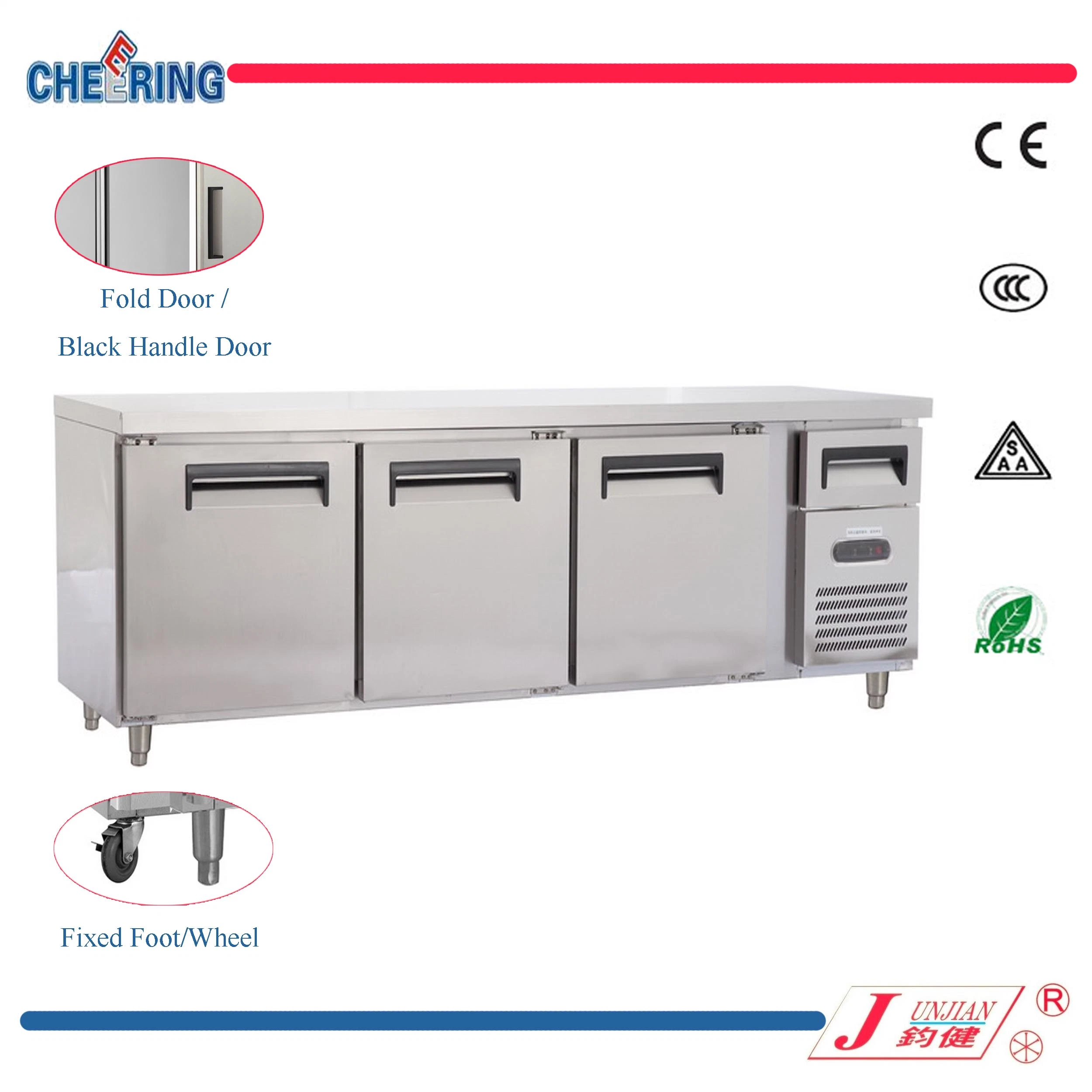 Commercial Stainless Steel Pizza Workbench Refrigerator