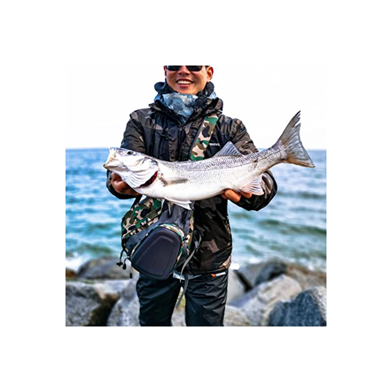 حقيبة يد صيد السمك المحمولة مع الكتفَين الخارجي المقاومة للماء والكتفَين