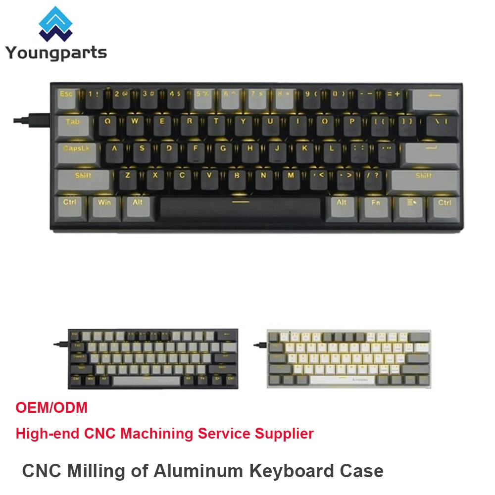 Peças de fresagem para estampagem em aço inoxidável teclado CNC placa de alumínio Serviço de usinagem de moldes