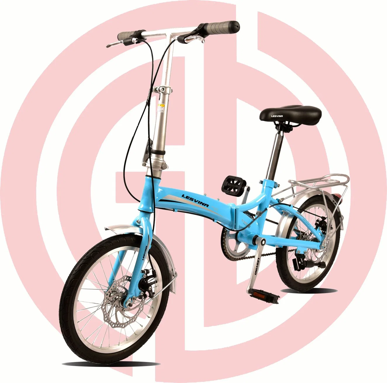 Hot Sale Steel Frame 16" Folding Bike Disc Brake