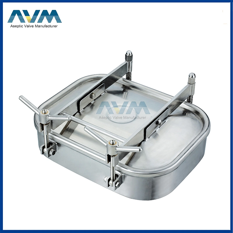 Manholes for Tank Truck Manhole Cover Manway Covers SS304 SS316L Square