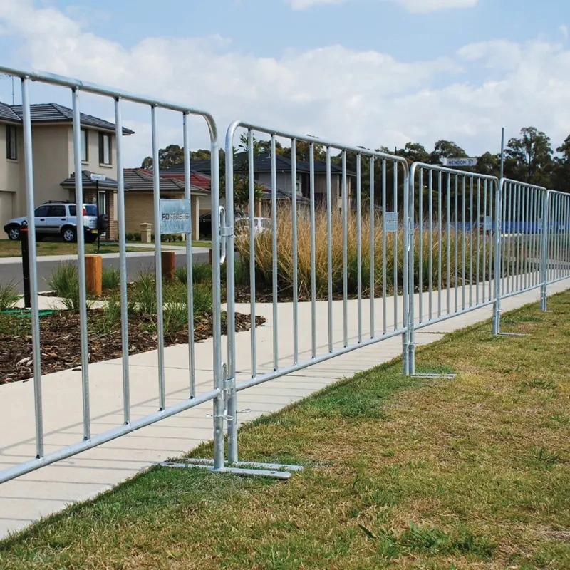 Hot Sale Style Crowd Control Barrier Fence Removable Steel Temporary Fence for Sale