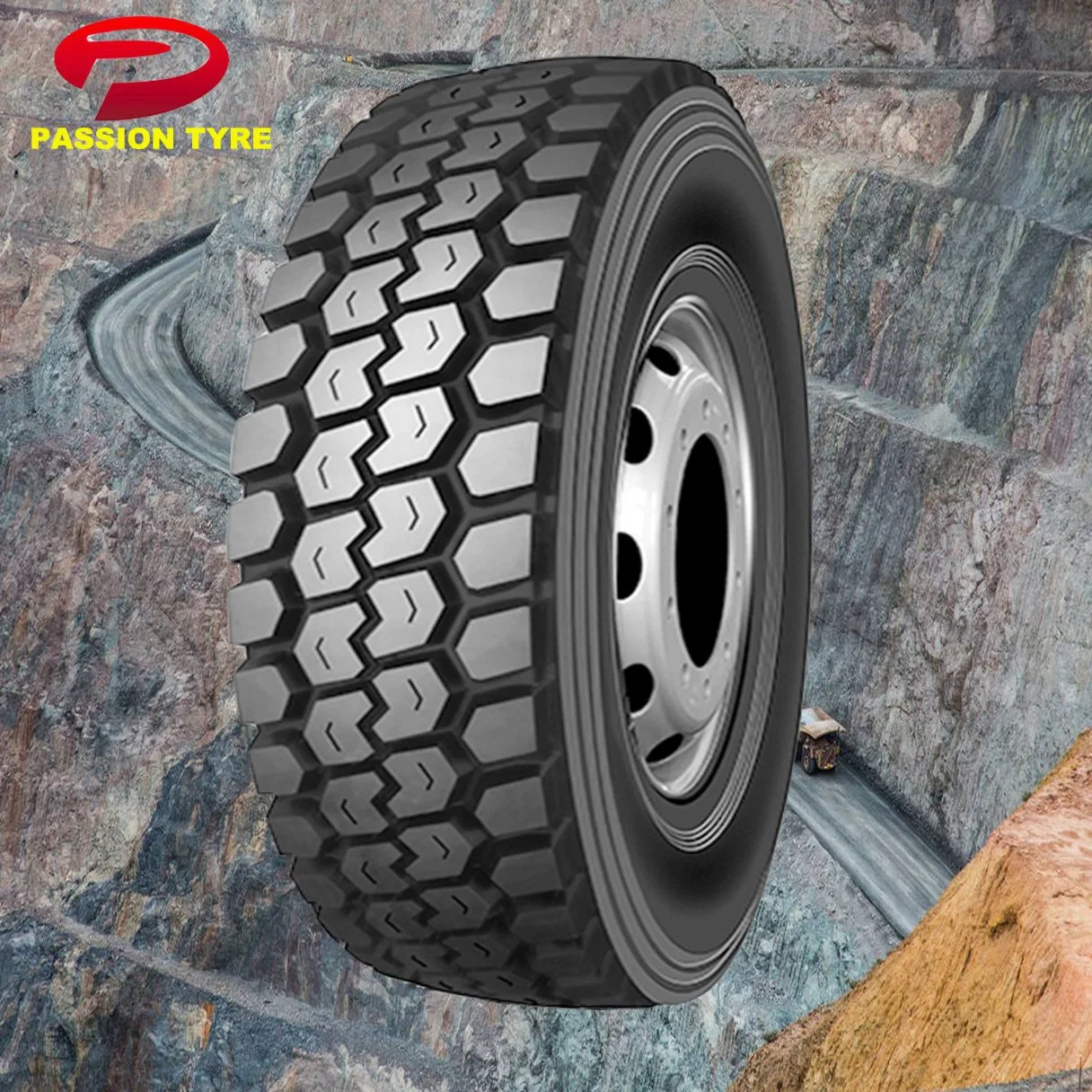 Heavy Duty All Steel Radial Truck Tyres, Tube Type Mining Truck Tires 10.00r20 11.00r20 12.00r20