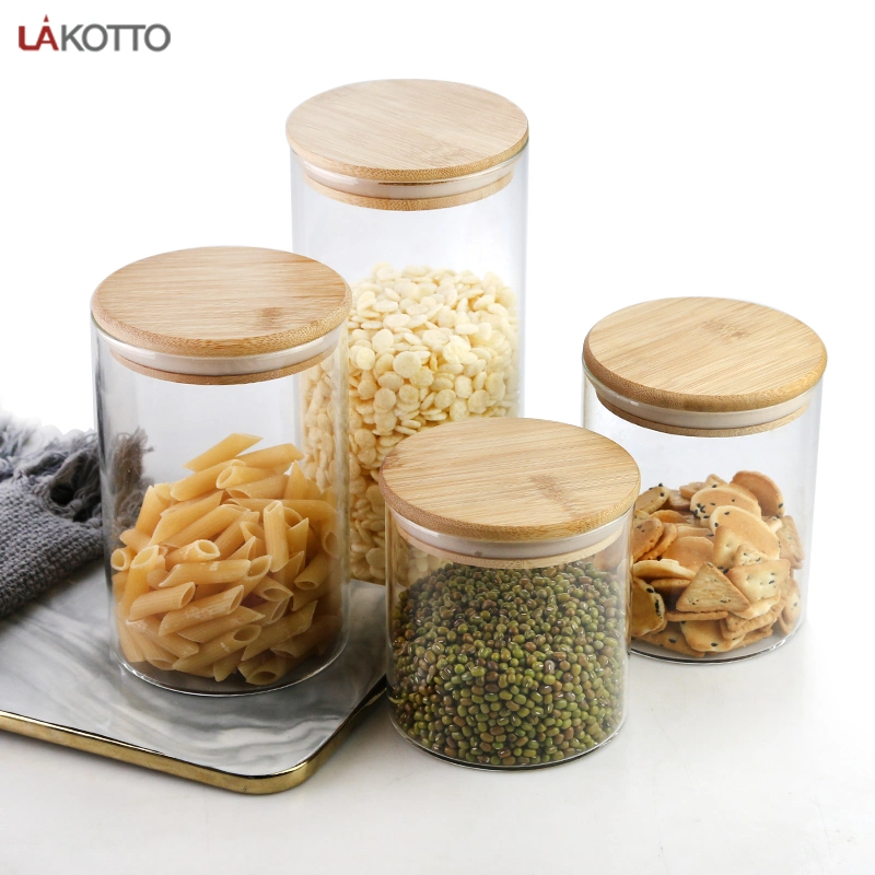 Food Contace Safe Glass Lakotto Jar Kitchen Tool Glassware Tableware with Good Service