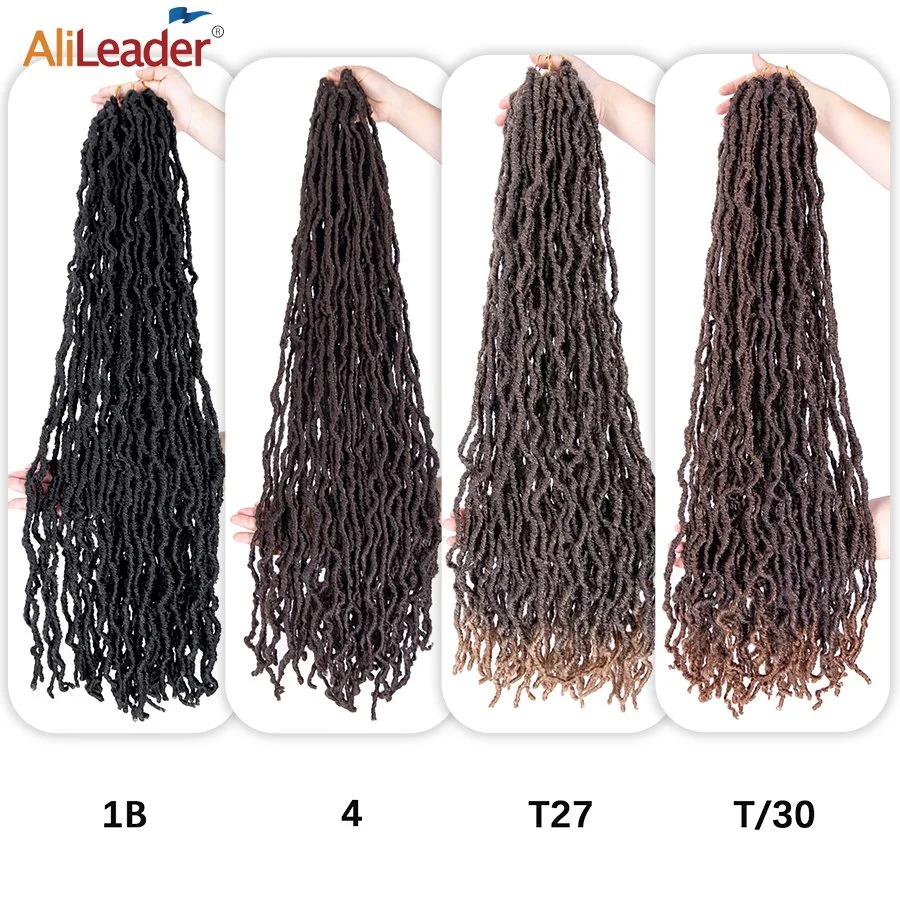 Wholesale Crochet Braids Goddess Faux Locs with Synthetic Hair