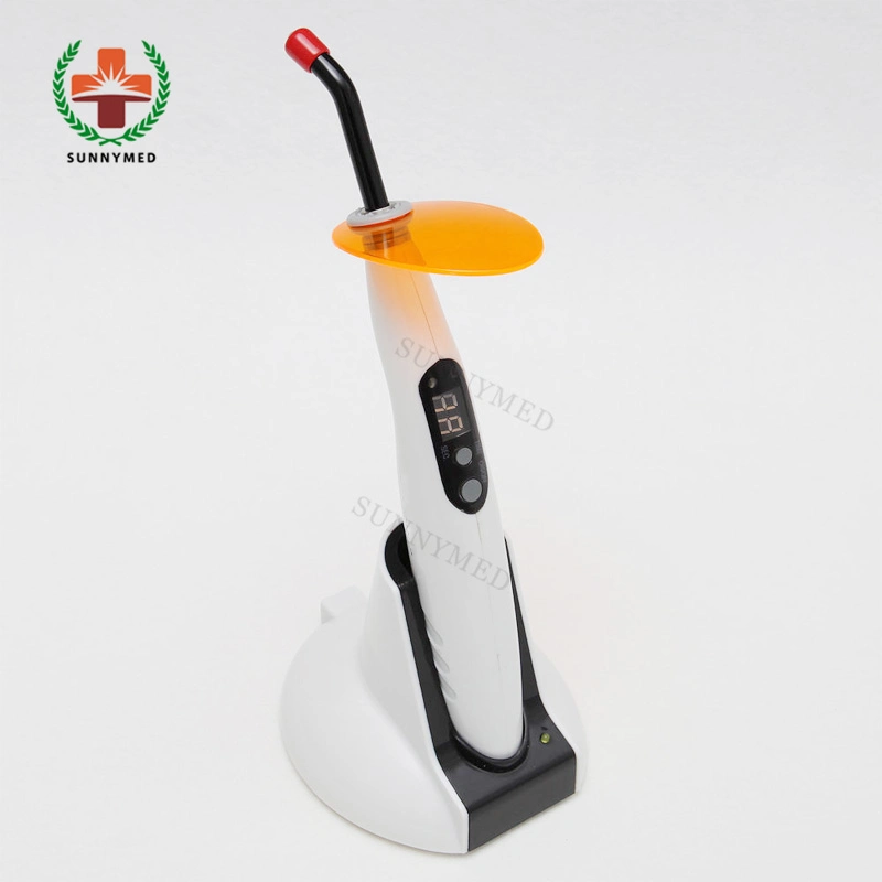 Sy-M016 Luz de cura digital LED Dental Alimentação Dentária Luz de cura