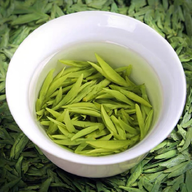 Chinese Famous Premium Tea Dragon Well Tea Longjing Green Leaf