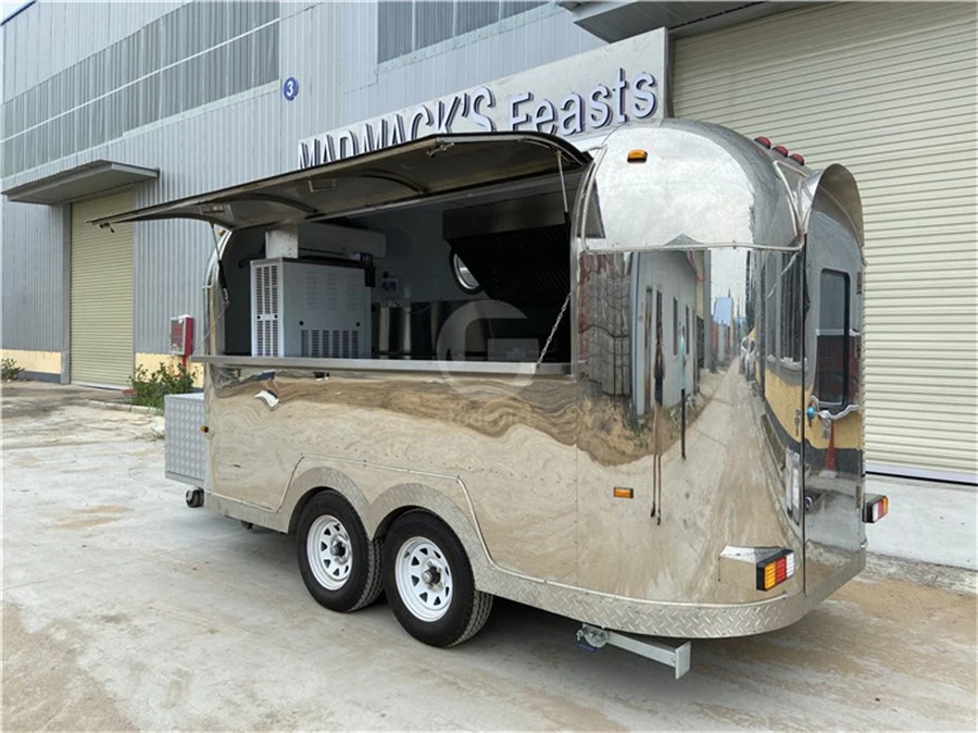 Edelstahl Custom Food Trailer Food Truck