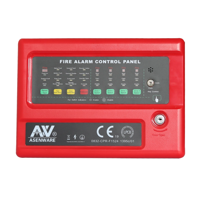 Metal Type 1 Zone Conventional Fire Alarm Control Panel