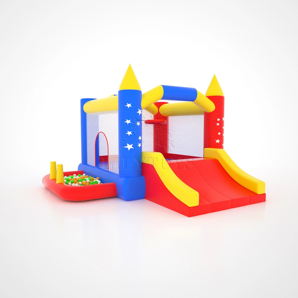 Comercial al aire libre niños jugar Piscina cubierta Bounce Castillo Bounce Casa Inflatable