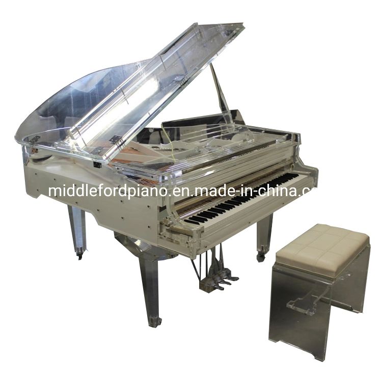 Fully Transparent Crystal Grand Piano Gp-158A for Sale