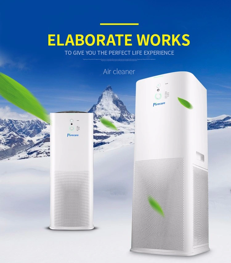 HEPA Air Purifiers New House Smoke Room Dust Air Filter 510m3/H Active Carbon Filter Room Air Purifier