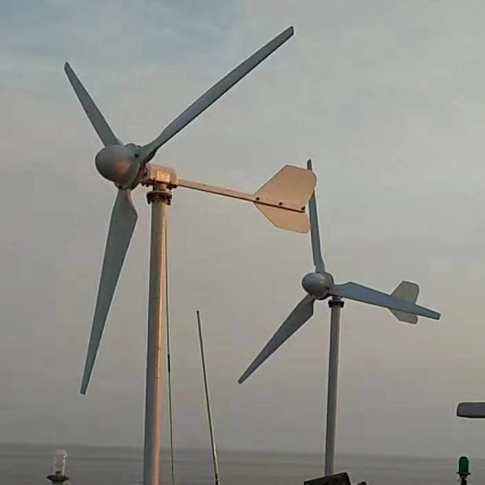 4kW 5kw 10kw Wohnanlagen Horizontale Windenergieanlage Industrielle Windgenerator