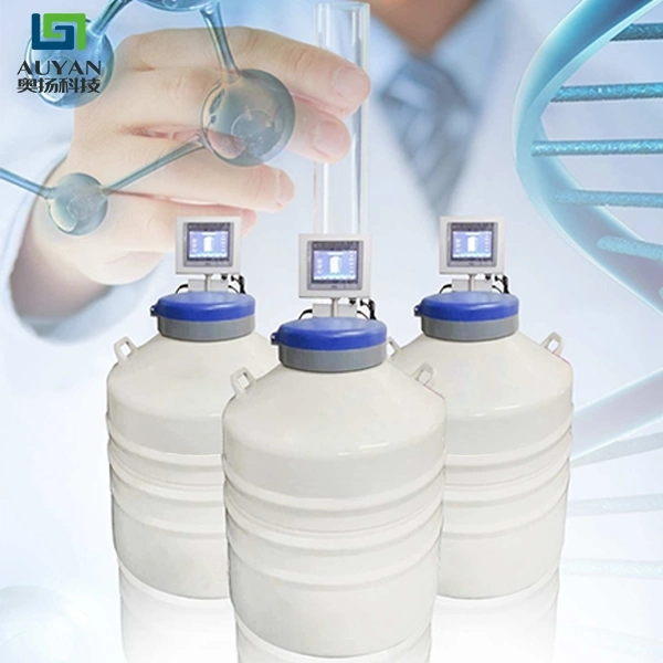 Transportable Lab Biological Dewar Liquid Nitrogen Cryogenic Tank