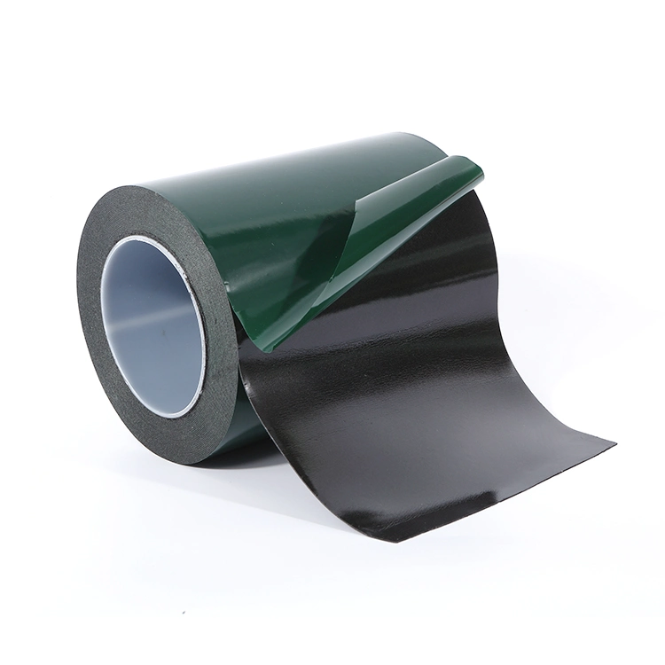 By1008 100kg/ M3 Density Black Double Sided PE Foam Tape Jumbo Rolls