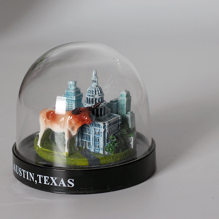 Cheap Price Mini Plastic Castle Snow Globe for Promotion Gifts