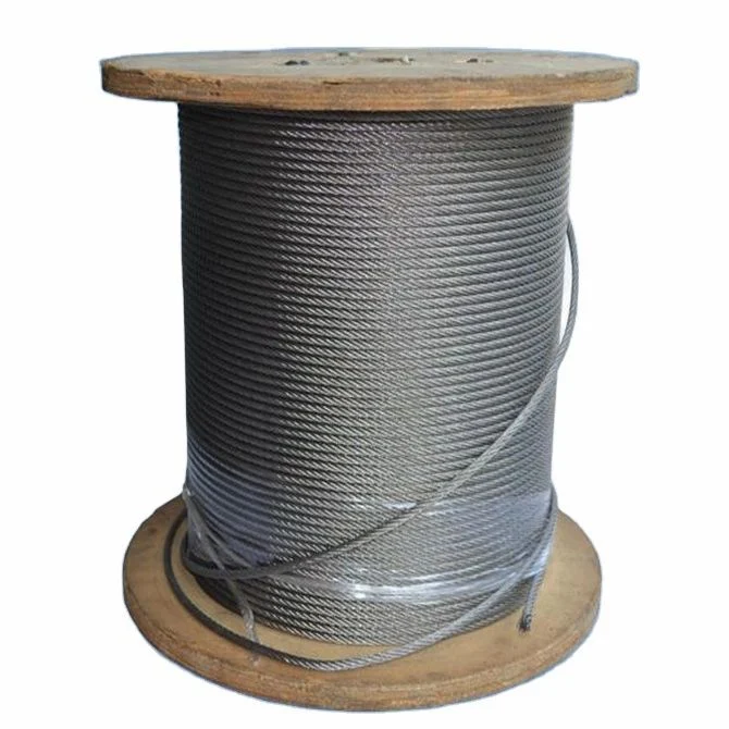 Galvanized Steel Wire ASTM a 475 Class B Stay Wire Cable De Acero 3/8 PARA Retenda, Diametro 1/4, 5/16 Hollow Core Steel Cable/Wire Rope/PC Strand 6mm Stainless