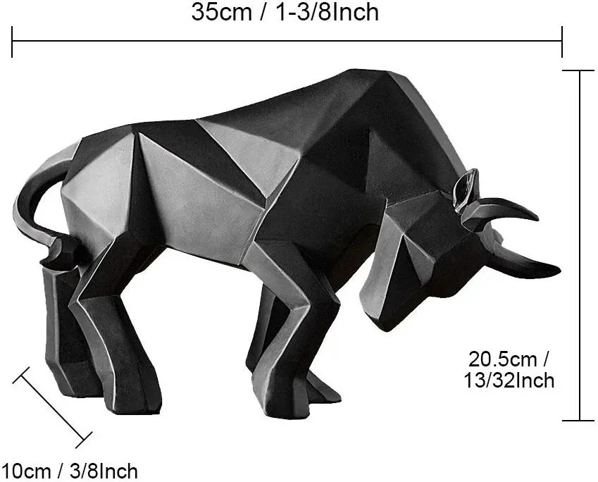 Resumen La figurilla Bull Home ornamento decorativo