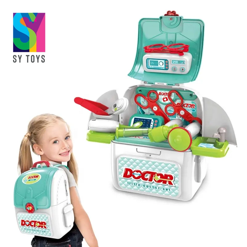 Sy Kids juego de aparentar Doctor Médico juego de rol juego de juego Mochila Set Toy