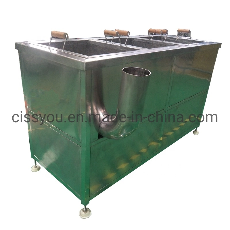 Continuous Nut Frying Production Line Snacks Coated Peanut Brittle Production Line